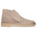 Clarks für Herren. 26155527 Beige Lederstiefeletten von Desert (44), Wohnung, Wildleder, Schnürsenkel, Lässig