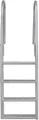 vidaXL Steg-/Poolleiter 4-stufig Aluminium 167 cm