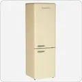 WOLKENSTEIN KG250.4RT SC Retro Kühl-Gefrierkombination, 249 Liter, creme - Creme