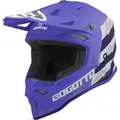 Bogotto V337 Wild-Ride Crosshelm, schwarz-weiss-blau, Größe 2XL für Männer