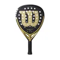 Wilson Defy LS V1 Padel Racket, Schwarz/Gold