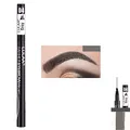 Augenbrauenstift Tattoo | Wasserfest Long Lasting | 4 Farben | Vier-Spitzen | Eyebrow Tattoo Pen | Natürlich aussehende Augenbrauen | LULAA | P-Beauty (#4 Grau)