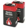ANSMANN AG ANSMANN 9V-Blockbatterie, Alkali, 550mAh, 2 Stück Batterie
