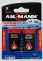 Ansmann 9V-Block Rauchmelder-Batterie - 2erBlister NEU/OVP