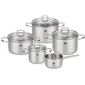 ELO Topfset Jaspis 5tlg. Edelstahl Silber / Grau