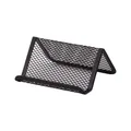 Visitenkartenhalter Metall Mesh Schwarz D.RECT | Namenskartenhalter Büro