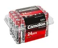 Camelion 11102403 - Batterien Plus Alkaline AAA / LR03, 24 Stück, Kapazität 1250 mAh, leistungsstarke Einwegbatterien für elektronische Alltagsgeräte zur optimalen Energieversorgung