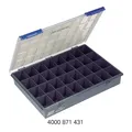 Sortimentskasten B338xT261xH57mm 32 Fächer transp.dunkelblau RAACO