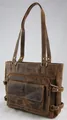 GreenBurry Damen-Business-Shopper Rind-Leder 42*33*13 cm Schulter-Tasche 1635