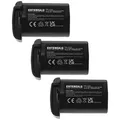 EXTENSILO 3x Akku kompatibel mit Canon EOS 1D X, 1Ds Mark III, 1D Mark III, 1D Mark IV, 1D X Mark 2 Kamera (2600 mAh, 11,1 V, Li-Ion)