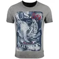 Key Largo T-Shirt T-Shirt Houston USA Biker Print Motiv vintage Look MT00543 Rundhalsauschnitt bedruckt kurzarm slim fit L