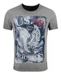 KEY LARGO Herren Houston Round T-Shirt, Anthra (1101), L
