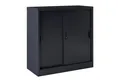 en.casa Aktenschrank »Rieti« Büroschrank Stahl 90x40x90 cm Dunkelgrau
