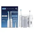 Oral-B Oral Health Center + iO Series 4 weiß Munddusche Elektrische Zahnbürste