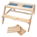 Bild kleiner Fuß - Holzknick und Moddertafel
