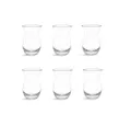 Pasabahce Schüssel Pasabahce Galata Teeglas 6er Set, Glas, (Set)
