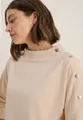 CECIL 3/4-Arm-Shirt mit Knopfdetail