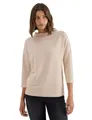 Damen Shirt mit Knopfdetail