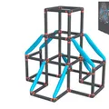 BIG Klettergerüst "Kraxxl - The Tower", schwarz/blau, für Kinder von 3 - 7 Jahren