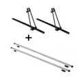 2x Fahrradträger ORION+Dachträger RAPID für für Alfa Romeo 156 Crossw 5Tür 04-07