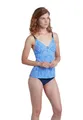 Sunflair Tankini Muster Cut-Out Zweiteiler mit Softschalen verstellbare Doppelträger breiter Taillenslip Kreuzrücken