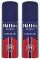 Hattric Classic Deodorant Deo Spray ohne Aluminiumsalze maskuliner Duft 2x 150ml