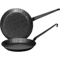 Turk Series 652 65220 Bratpfanne, 20 cm max. Durchmesser, Gusseisen/Gussaluminium, Induktionsherd-geeignet - Silber
