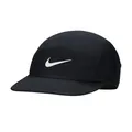 Nike Dri-Fit Fly Unstrukturierte Swoosh-Cap, Black/Anthracite/White, FB5624-010, M/L