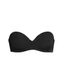 Calvin Klein Damen Unterwäsche BH Push Up Strapless 70DD Schwarz 000QF5677E001