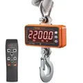 VEVOR Digitale Hängewaage 9 bis 1000kg Kranwaage lbs/kg/N Zugwaage 0,2kg Genauigkeit Wildwaage Industriewaage LED-Display Hängende Waage Mini tragb