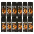 Axe Dark Temptation 12 x 150 ml Deodorant Deospray Deodorant Spray Deo Spray Set