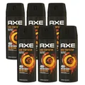 Axe Dark Temptation 6 x 150 ml Deodorant Deospray Deodorant Spray Deo Spray Set