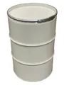 Metallfass 210 Liter Blechfass Fass Ölfass Tonne mit Deckel Weiß