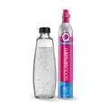 Quick Connect Reservezylinder + 1 Glasflasche Glas Karbonisiererflasche