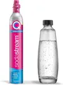 SodaStream QC-Reservepack mit 1x Quick Connect CO2-Zylinder 60L + 1x Glasflasche