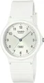 CASIO TIMELESS COLLECTION Quarzuhr MQ-24B-7BEF, Armbanduhr, Damenuhr, Herrenuhr, Jugendliche, Resinarmband, weiß-silberfarben, weiß