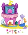 Polly Pocket GYK42 - Regenbogen-Einhornspaß Meerjungfrauen-Bucht, 2 Puppen und 15 Überraschungen, Spielzeug ab 4 Jahren