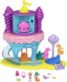 Polly Pocket GYK42 - Regenbogen-Einhornspaß Meerjungfrauen-Bucht mit 2 Puppen