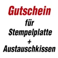 trodat Gutschein für Stempelplatte für trodat 4927 ohne Logo