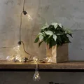LED Lichterkette Jutta 10 Glühbirnen mit je 3 LED L: 225cm Batterie Indoor