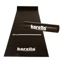 Karella Dartmatte Eco-Star - Profi Dartteppich Abwurfmatte PVC mit Abwurflinie für Dartboards/Schutz für Dartpfeile & Boden/rutschfest, ausrollbar 290 cm, Breite 60 cm – Oeko TEX Zertifiziert