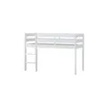 Hoppekids Halbhochbett   ¦ weiß ¦ Maße (cm): B: 76 H: 114