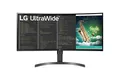 LG 35WN75C-B 88,9 cm (35 Zoll) Curved QHD UltraWide Monitor (VA-Panel, HDR10, AMD FreeSync), schwarz