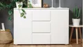 Sideboard Kommode Anrichte Schrank Blanc 4 weiß 2-türig 120x80 cm