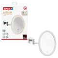 tesa Kosmetikspiegel beleuchtet VISIOON LED silber