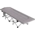 Outsunny Feldbett, Faltbares Campingbett mit Aufbewahrungstasche, Campingliege mit Tragetasche, bis 200 kg belastbar, Oxford, 200x65x42cm  Aosom