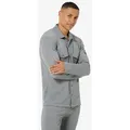 SUPER.NATURAL Langarmhemd Merino Hemd M ADVENTURE SHIRT sportlicher Merino-Materialmix grau S