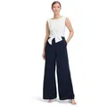 Vera Mont Overall Damen mit weitem Bein (1-tlg) Bunddetail blau XL (44)