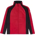 Engelbert Strauss Herren Fleecejacke Microfleece dryplexx inkl. gratis SHG Ohrstöpsel, Farbe:rot, Größe:S