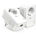 TP-Link AV1000 Gigabit Powerline Set mit Steckdosen 2 x Adapter, bis zu 1.000 Mbit/s, HomePlug AV2 Standard